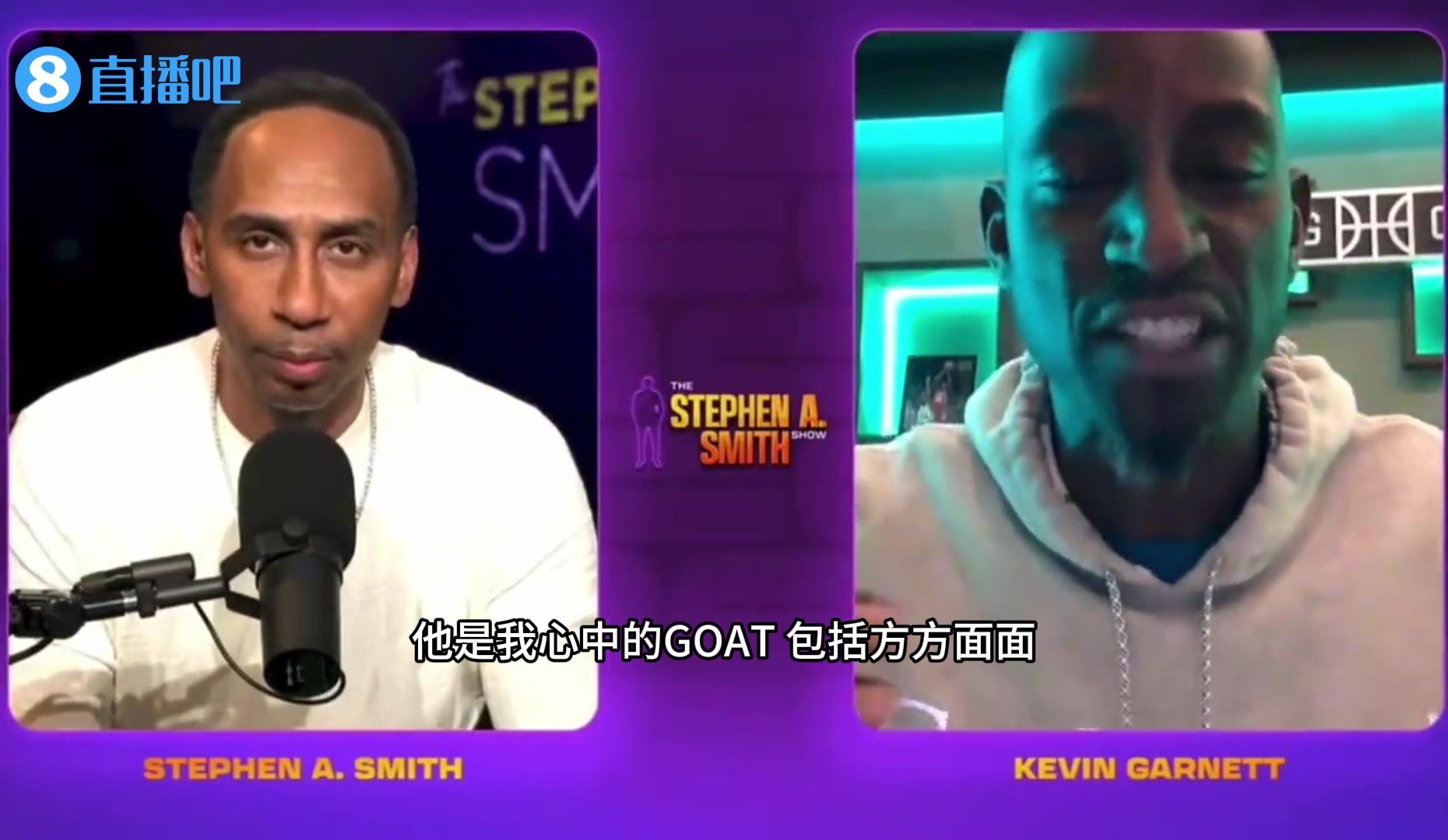 征服老对手了？加内特：詹姆斯是我心中的GOAT，包括做生意！